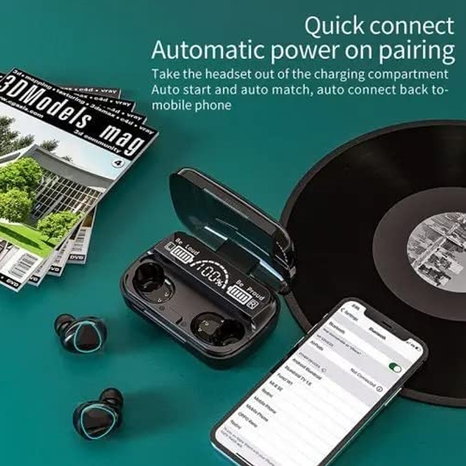 6644 Newest Wireless In Ear Earbuds Bluetooth 5.0 Headphones Mini Stereo Earbuds Sport Headset Bass Sound Built-in Micphone DeoDap 6644 Newest Wireless In Ear Earbuds Bluetooth 5.0 Headphones Mini Stereo Earbuds Sport Headset Bass Sound Built-in Micphone DeoDap